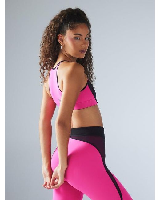 Savage X Pink X Mesh Medium-impact Sports Bra