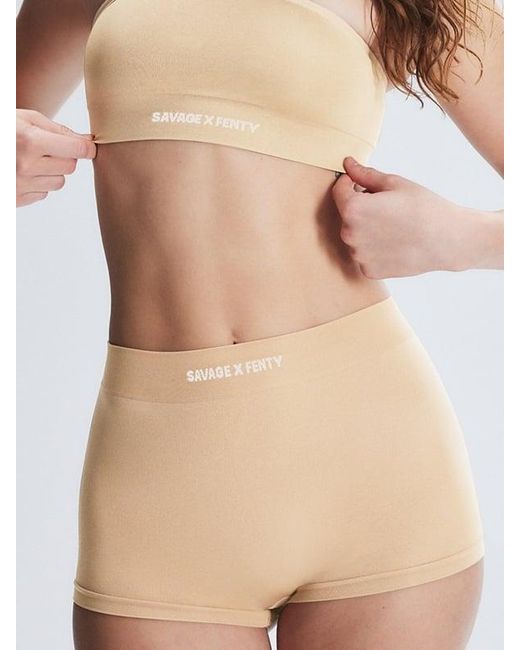 Savage X Natural Seamless Boy Short Knicker