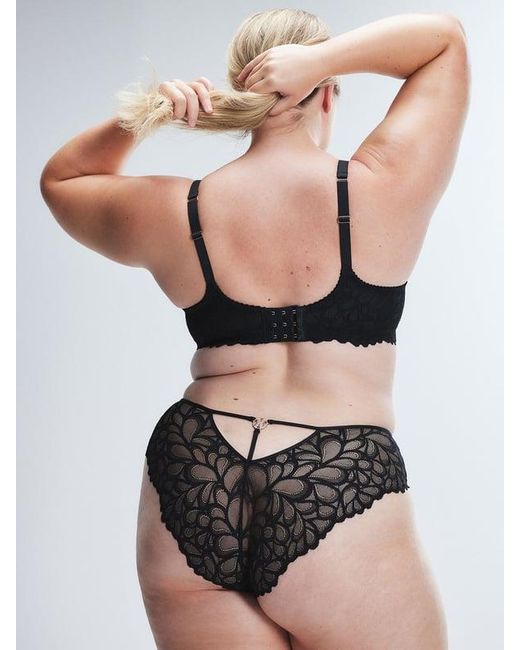 Savage X Black Savage Not Sorry Unlined Lace Balconette Bra