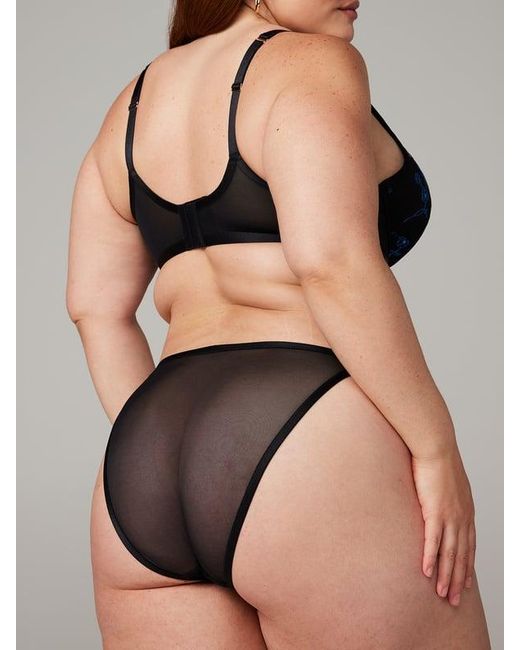 Savage X Black Wallflower String Bikini Knickers