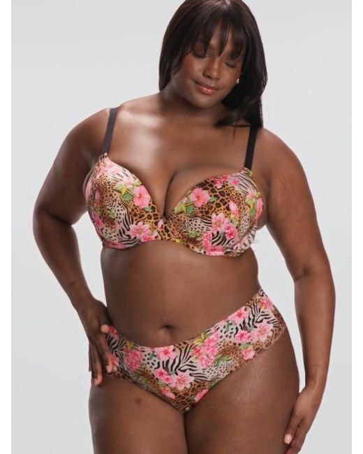 Savage X Black New Microfiber Push-up Bra