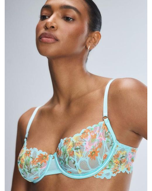 Savage X Blue Savage Not Sorry Unlined Lace Balconette Bra