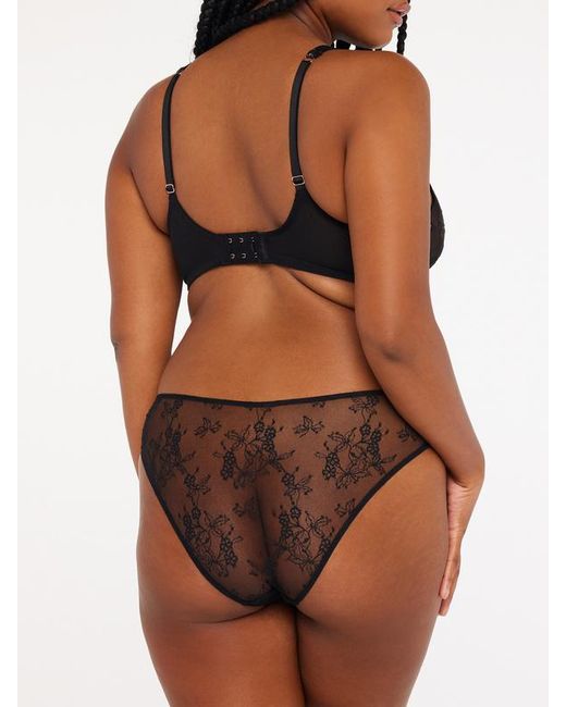 Savage X Black Nymph Nouveau Lace Cheeky Knickers