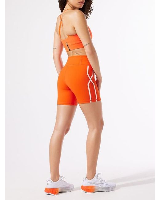 Savage X Orange Retro Runna Graphic Bike Short