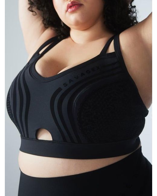 Savage X Black Special Fx Low-impact Sports Bra