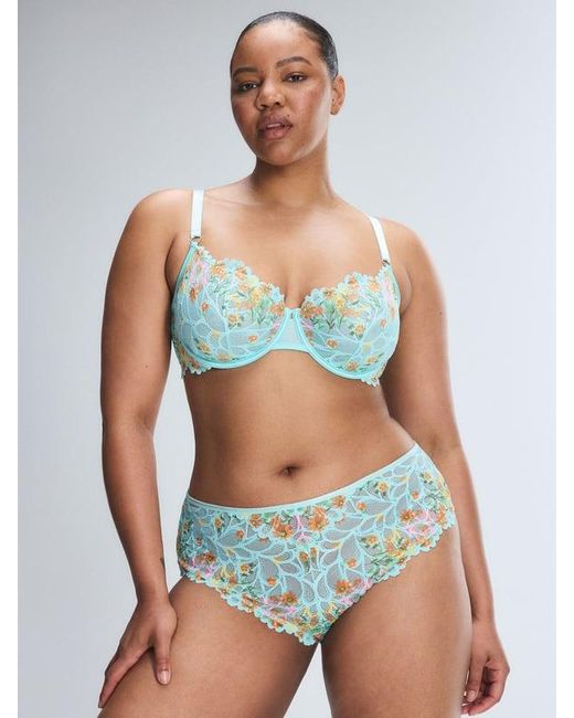 Savage X Blue Savage Not Sorry Lace Cheeky Knickers