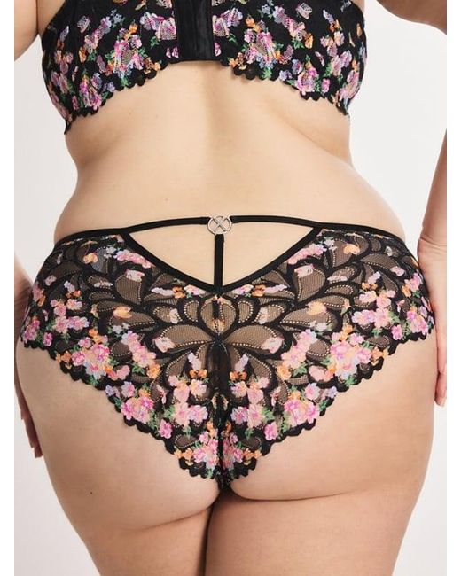 Savage X Black Savage Not Sorry Lace Cheeky Knickers