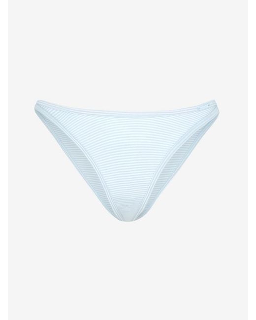 Savage X Blue Cotton Essentials High-leg Bikini Panty