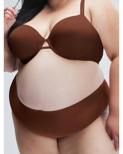 Savage X Brown New Microfiber No-show Hipster Knicker
