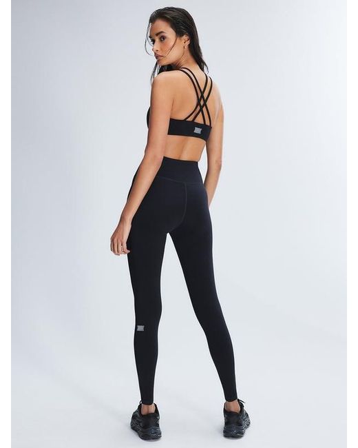 Savage X Blue Sky-hi Logo Patch Super High-waist Pocket Leggings
