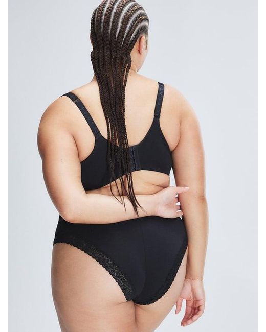 Savage X Black Cotton Essentials Demi T-shirt Bra