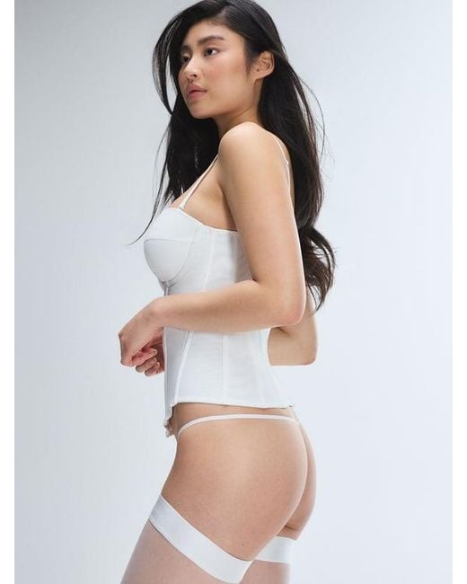 Savage X White Centre Fold Corset