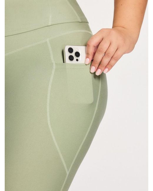 Savage X Green Supple Flex High-waist Side Pocket Legging