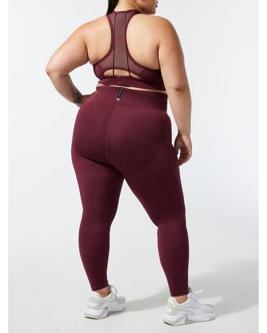 Savage X Red Locked & Lifted High-waist Leggings