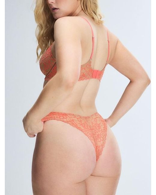 Savage X Natural Keepsake Lace Unlined Demi Bra