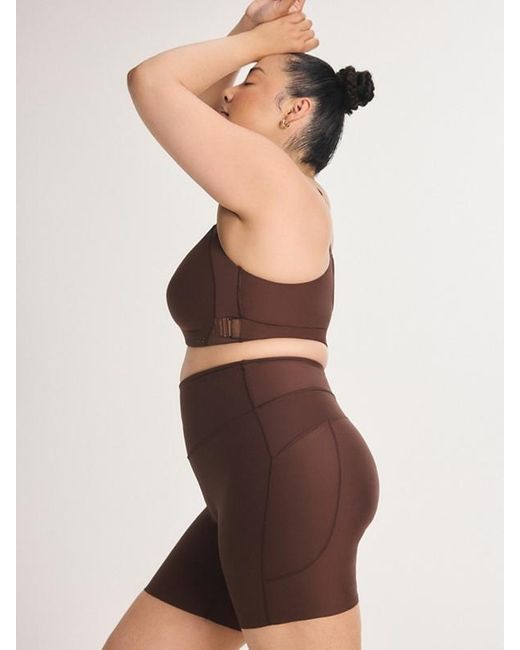 Savage X Black Cool Curves Medium-impact Wrap Back Sports Bra