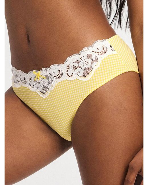 Savage X Brown Swirly Girly Hipster Knickers