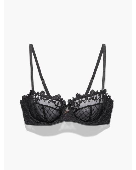 Savage X Brown Baroque Bondage Unlined Balconette Bra