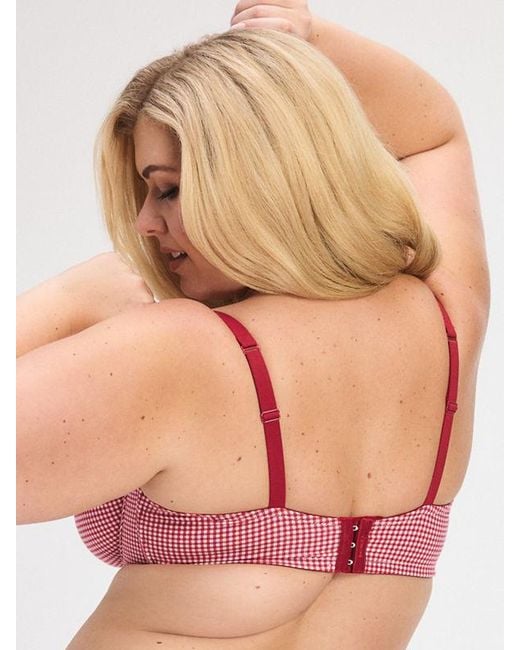 Savage X Pink Swirly Girly Unlined Low-cut Balconette Bra