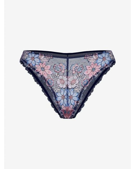 Savage X Pink Mod Poppy Lace Brazilian Panty
