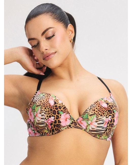Savage X Black New Microfiber Push-up Bra