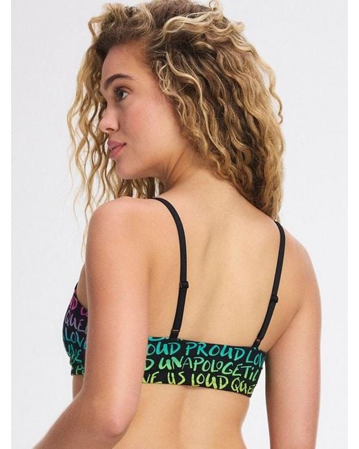 Savage X Green Cotton Essentials Scoop-neck Bralette