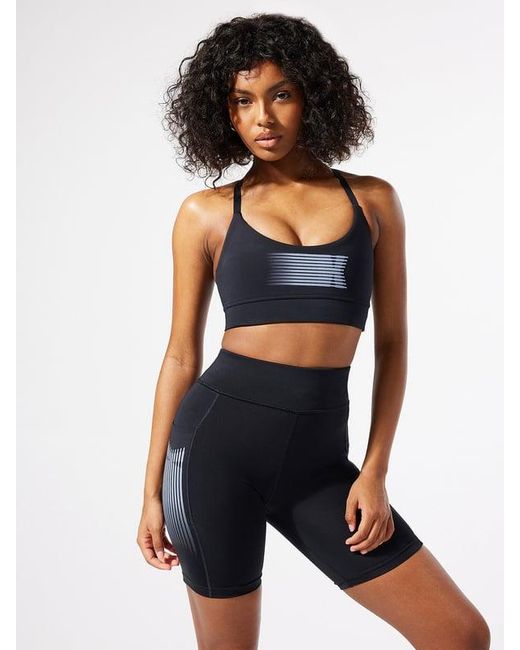 Savage X Black Band-it High-waist Bike Shorts