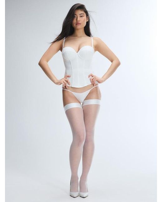 Savage X White Centre Fold Corset