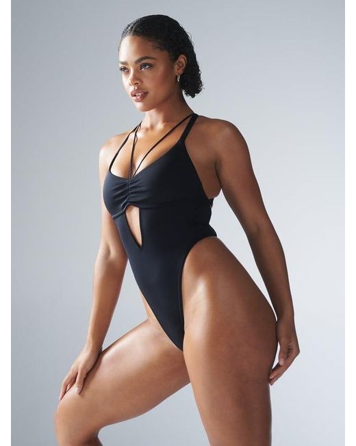 Savage X Blue Curve Alert Bodysuit