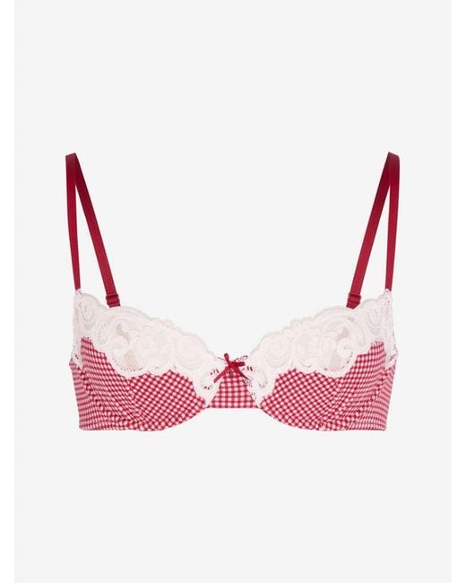 Savage X Pink Swirly Girly Unlined Low-cut Balconette Bra
