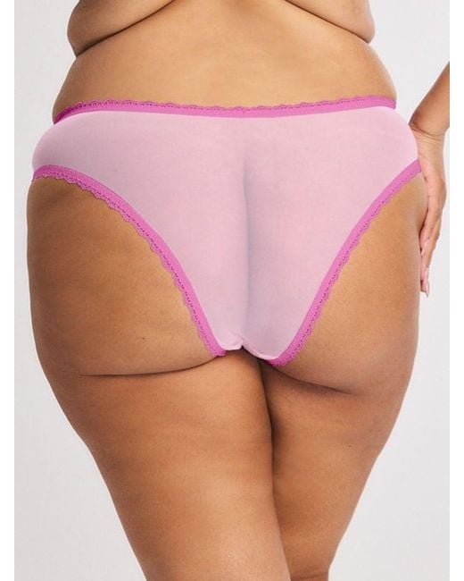 Savage X Pink Sheer Thing Cheeky Knickers