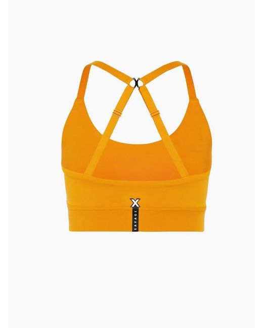 Savage X Orange Band-it Low-impact Sports Bra