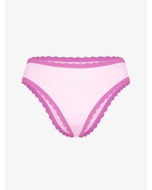 Savage X Pink Sheer Thing Cheeky Knickers