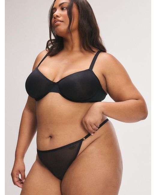 Savage X Black Sheer X Demi Spacer Bra