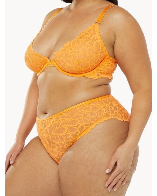 Savage X Gray Savage Not Sorry Ultra Demi Unlined Lace Bra