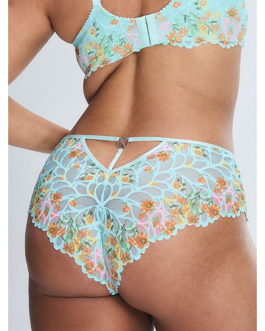 Savage X Blue Savage Not Sorry Lace Cheeky Knickers