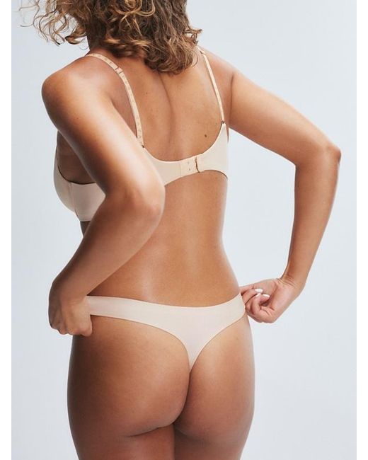 Savage X Brown New Microfiber No-show Thong