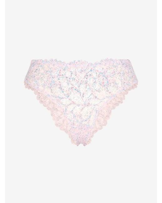 Savage X Purple Savage Not Sorry Printed Lace Cheeky Panty