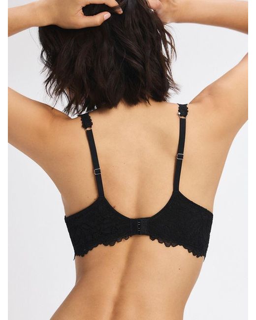 Savage X Black Romantic Corded Lace Push-up Bra