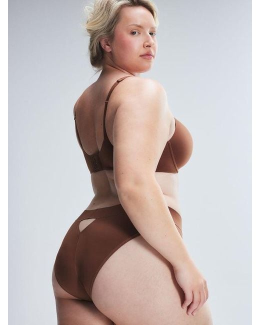 Savage X Brown Soft N' Savage Padded Demi Bra