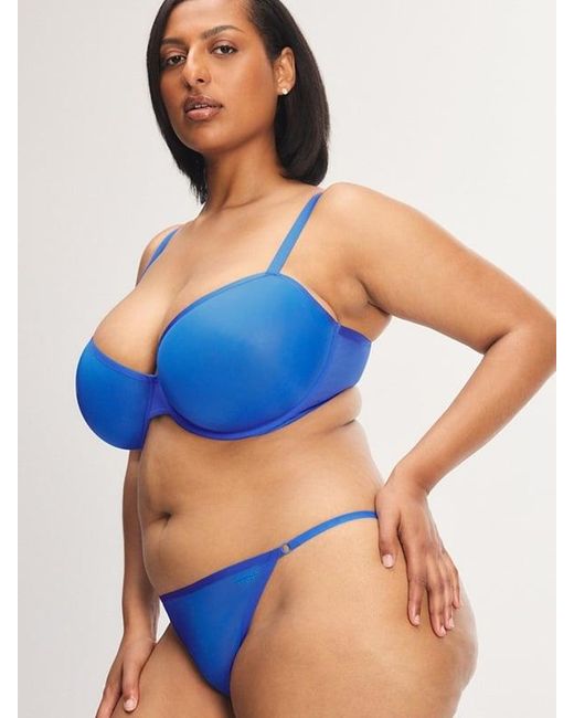 Savage X Blue Sheer X Demi Spacer Bra