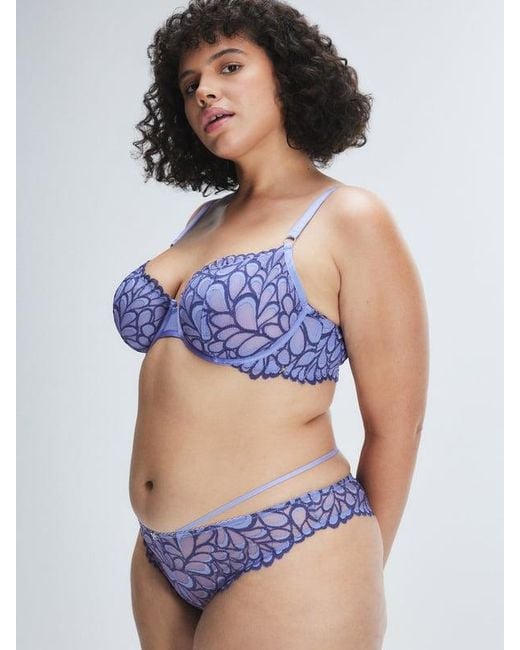 Savage X Blue Savage Not Sorry Unlined Lace Balconette Bra