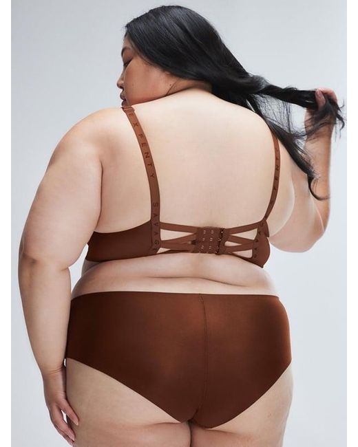 Savage X Brown New Microfiber No-show Hipster Knicker