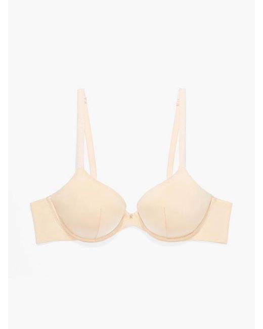 Savage X Natural New Microfiber Unlined Plunge Bra