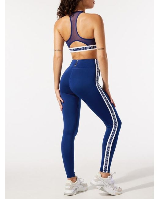 Savage X Blue Main Player High-waist Leggings
