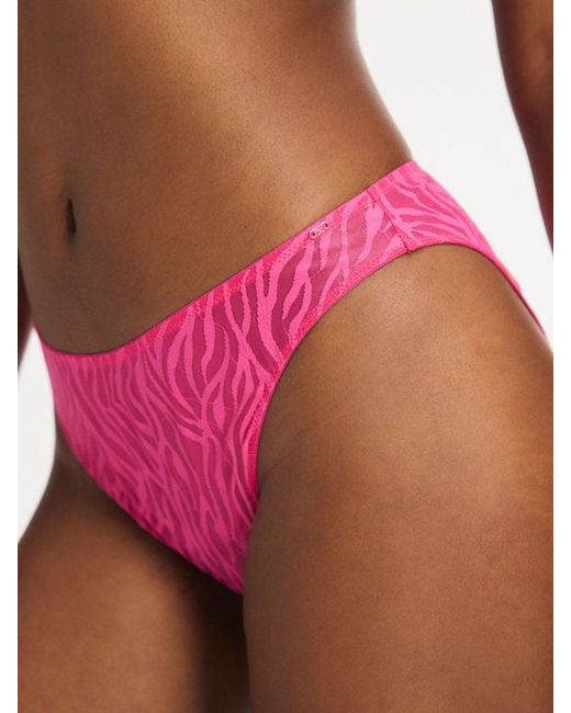 Savage X Pink Untamed Lavish Lace High-leg Bikini Knickers