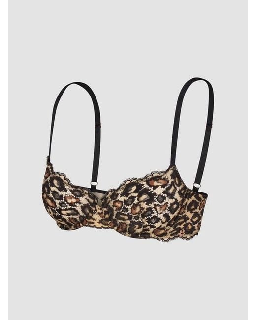 Savage X Black On The Prowl Unlined Lace Balconette Bra