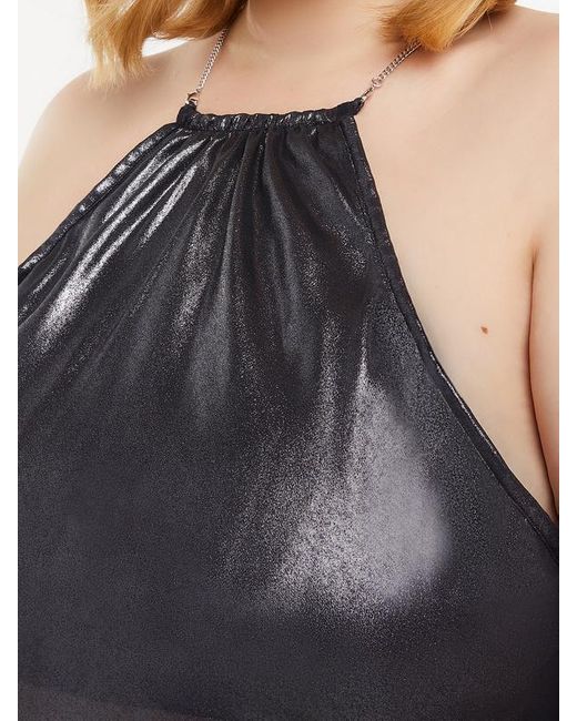 Savage X Gray Liquid Metal Sleep Cami