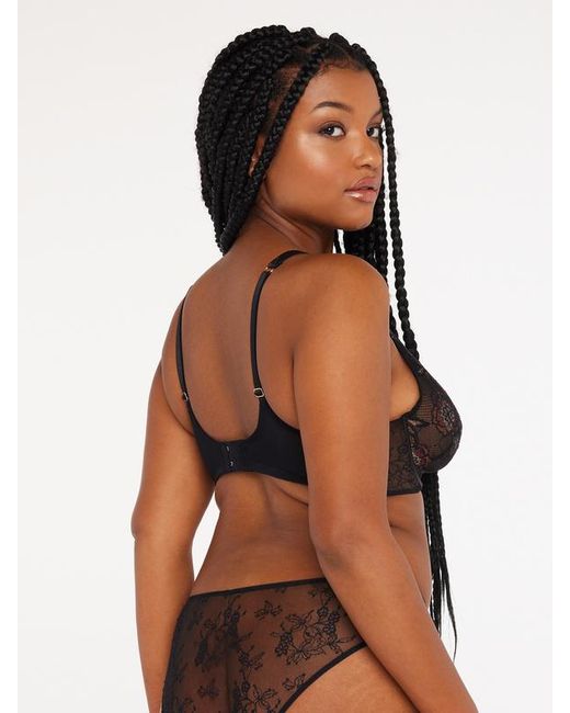 Savage X Black Nymph Nouveau Lace Unlined Bra