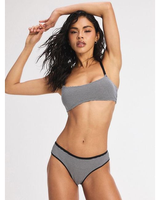 Savage X Gray Cotton Essentials Cheeky Knickers